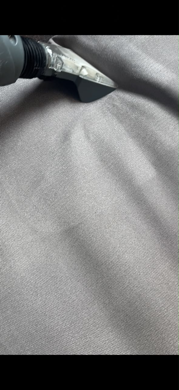 Curtain deep clean after